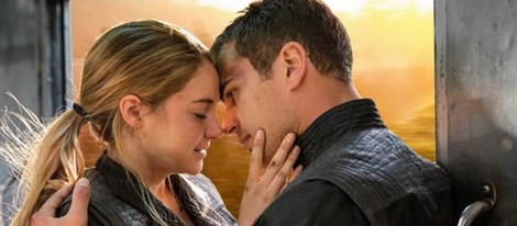 Shailene Woodley y Theo James en 'Divergente'