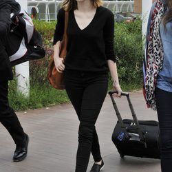 Emma Stone a su llegada al Festival de Venecia 2014