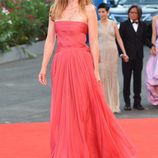 Julie Gayet en la ceremonia de apertura del Festival de Venecia 2014