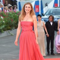 Julie Gayet en la ceremonia de apertura del Festival de Venecia 2014