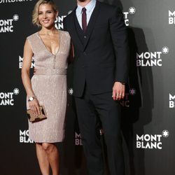 Elsa Pataky y Chris Hemsworth en una fiesta de Montblanc en Shanghai