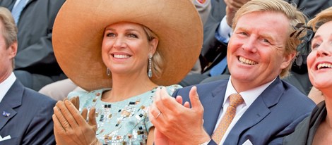 Los Reyes Guillermo Alejandro y Máxima de Holanda en Maastricht