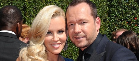 Jenny McCarthy y Donnie Wahlberg en los Emmy a las Artes Creativas 2014