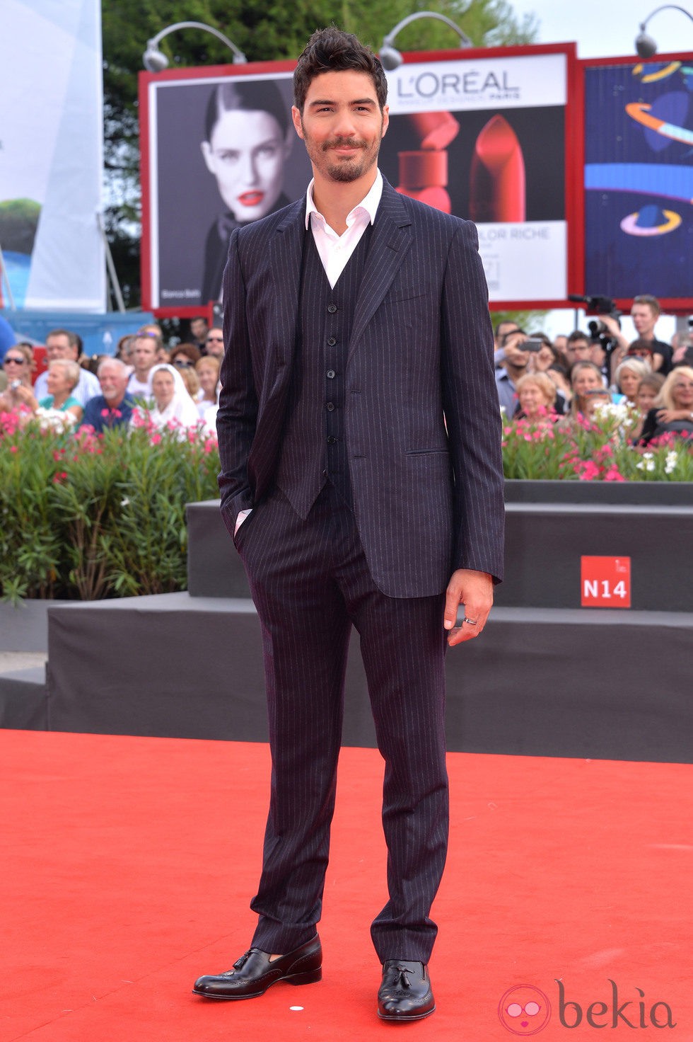 Tahar Rahim en la presentación de 'The Cut' en el Festival de Venecia 2014