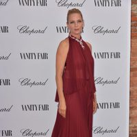 Uma Thurman en la fiesta organizada por Vanity Fair y Chopard en el Festival de Venecia 2014