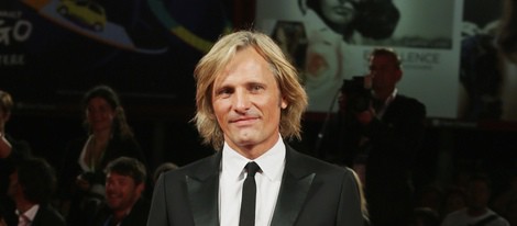 Viggo Mortensen en la presentación de 'Loin des Hommes' en el Festival de Venecia 2014