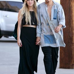 Ashlee Simpson y Evan Ross en Los Ángeles