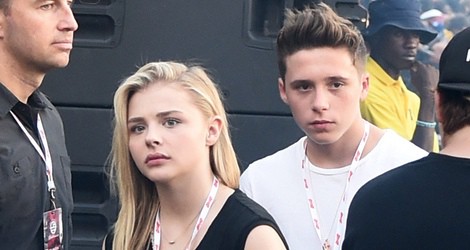 Brooklyn Beckham y Chloe Moretz en el Festival Made In America