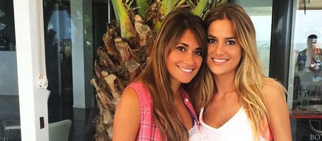 Antonella Roccuzzo y Elena Galera