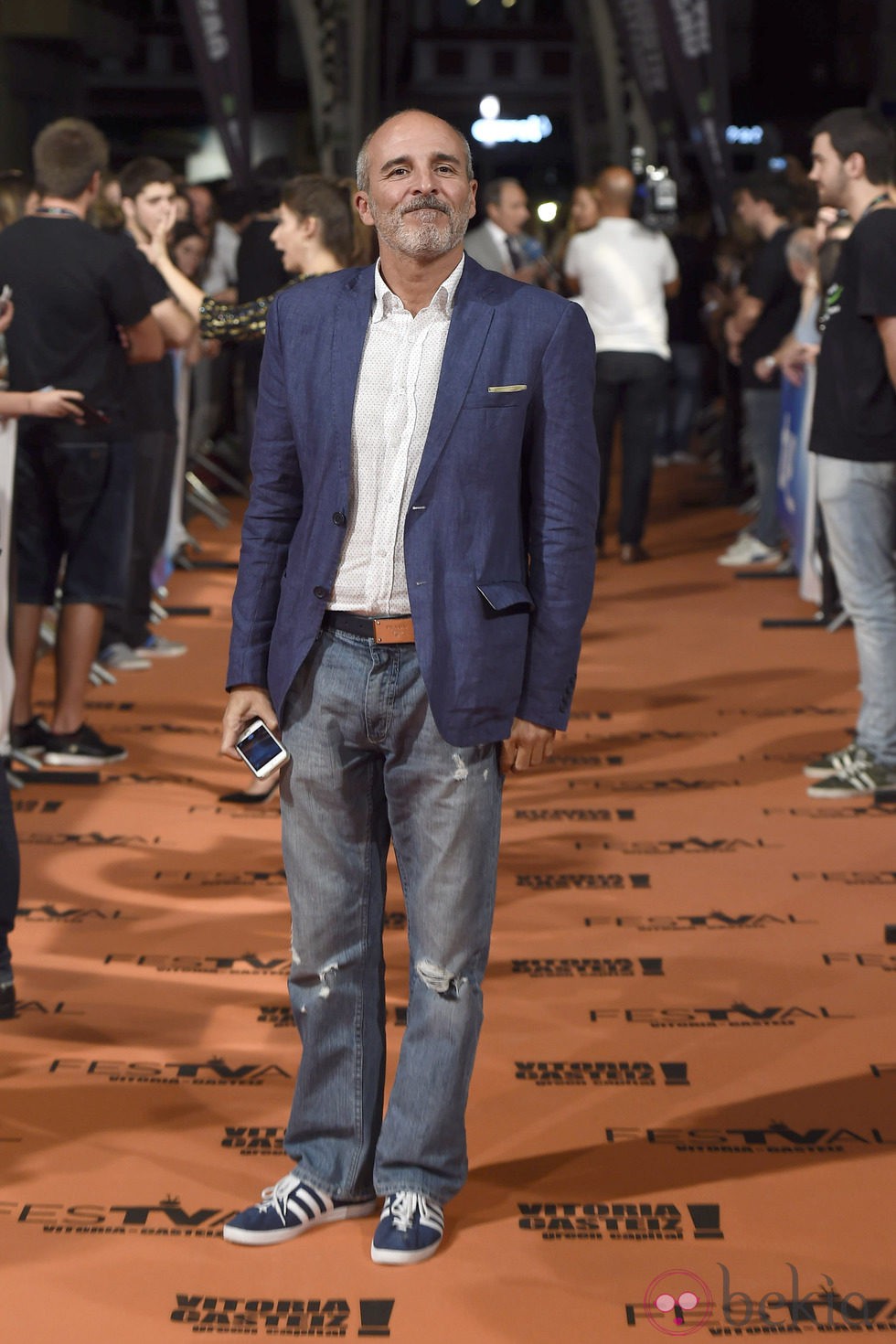 Fernando Guillén Cuervo en el estreno de 'Isabel' en el FesTVal de Vitoria 2014