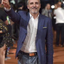 Fernando Guillén Cuervo feliz en el estreno de 'Isabel' en el FesTVal de Vitoria 2014