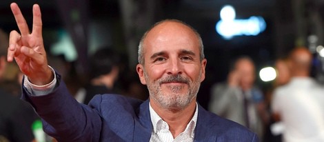 Fernando Guillén Cuervo feliz en el estreno de 'Isabel' en el FesTVal de Vitoria 2014