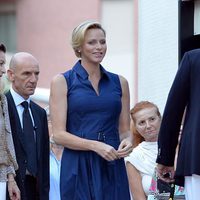 Charlene de Mónaco embarazada en el picnic anual de Monte-Carlo