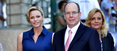 Alberto y Charlene de Mónaco en el picnic anual de Monte-Carlo