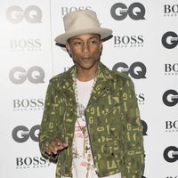 Pharell Williams en los Premios GQ Hombres del Año 2014