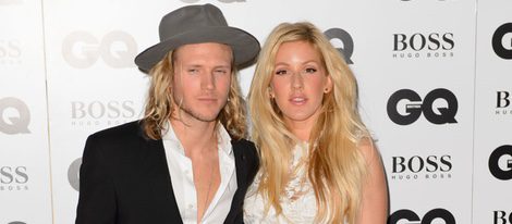 Dougie Poynter y Ellie Goulding en los Premios GQ Hombres del Año 2014