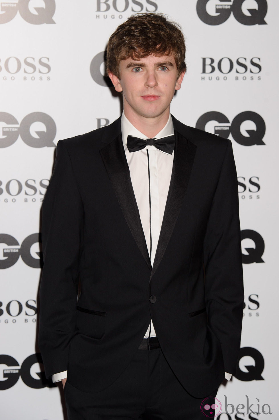 Freddie Highmore en los Premios GQ Hombres del Año 2014