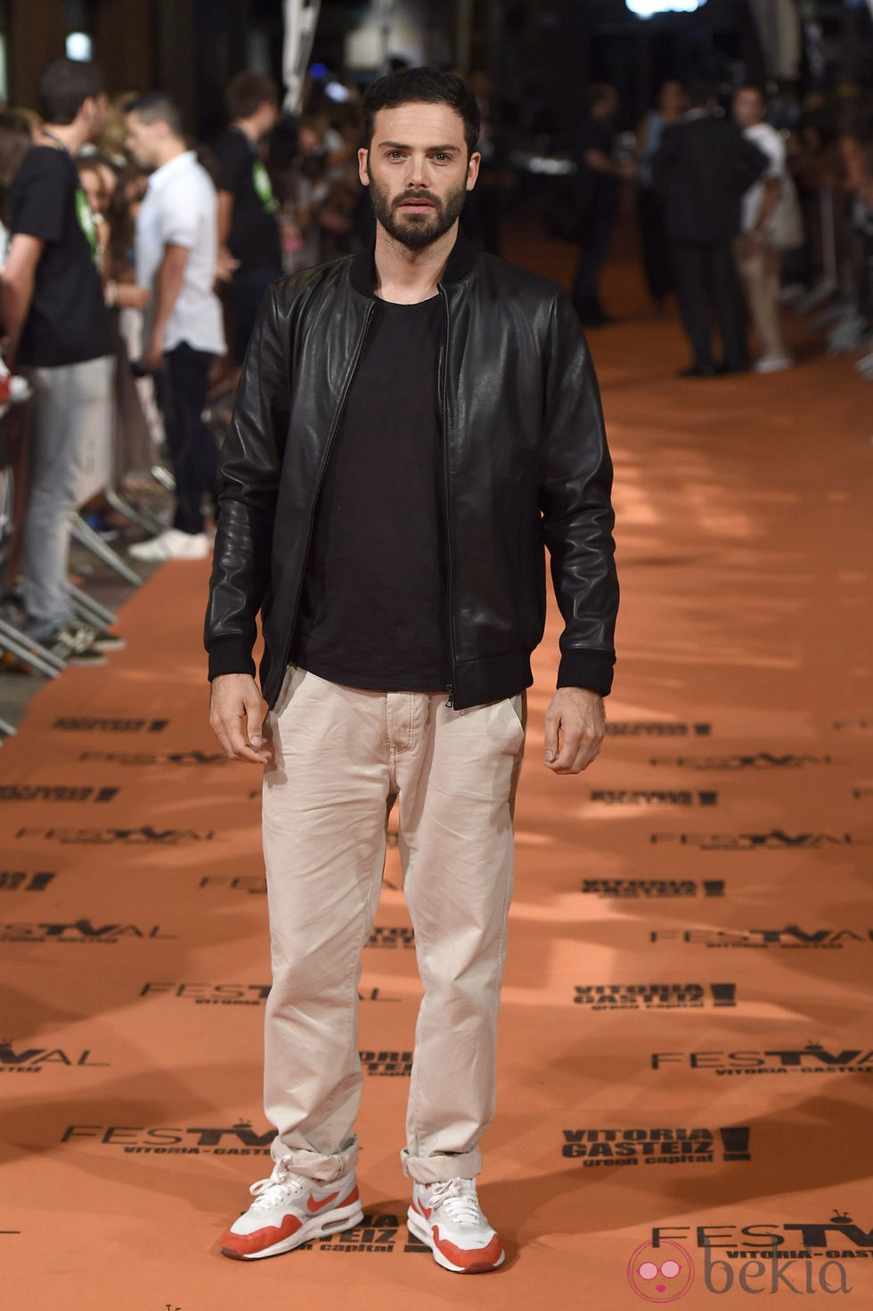 David Leon en el estreno de 'Refugiados' en el FesTVal 2014