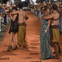 Miryam Gallego y Elisa Mouliaá, raptadas en el estreno de la sexta temporada de 'Águila Roja' en el FesTVal 2014