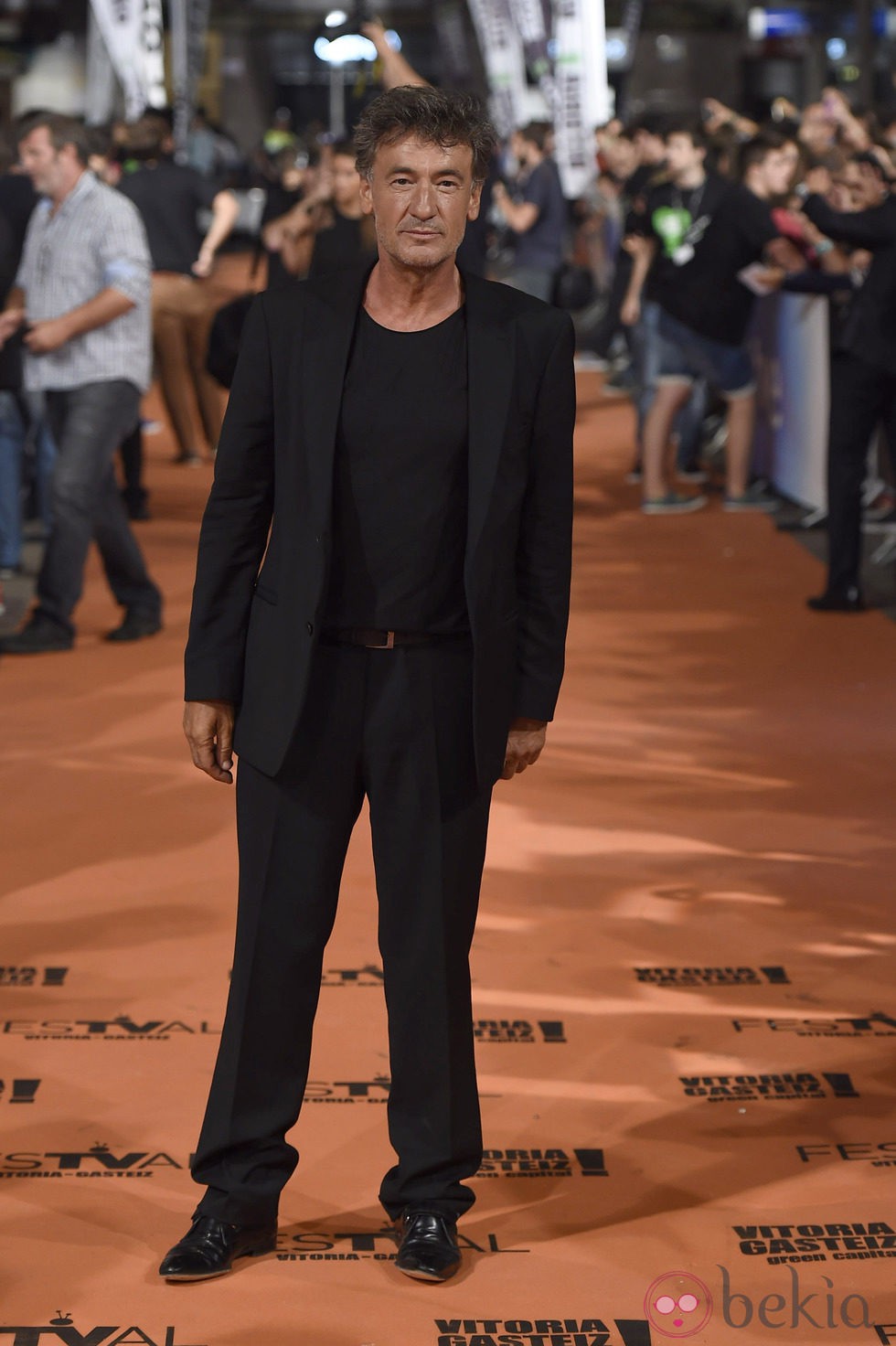 Francis Lorenzo en el estreno de la sexta temporada de 'Águila Roja' en el FesTVal 2014