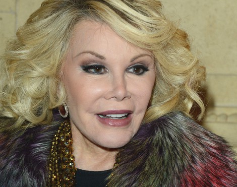 Joan Rivers en la gala del Princes Trust Comedy de Londres