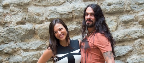 Elisa Mouliaá y Rash en la presentación de 'Cielo con diamantes' en el FesTVal 2014