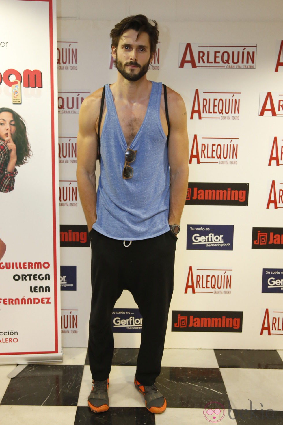 Sergio Mur en el estreno de la obra de teatro 'Love Room'