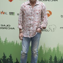 Lluis Homar en la presentación de 'Bajo Sospecha' en el FesTVal de Vitoria 2014