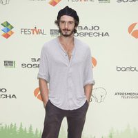 Yon González en la presentación de 'Bajo Sospecha' en el FesTVal de Vitoria 2014