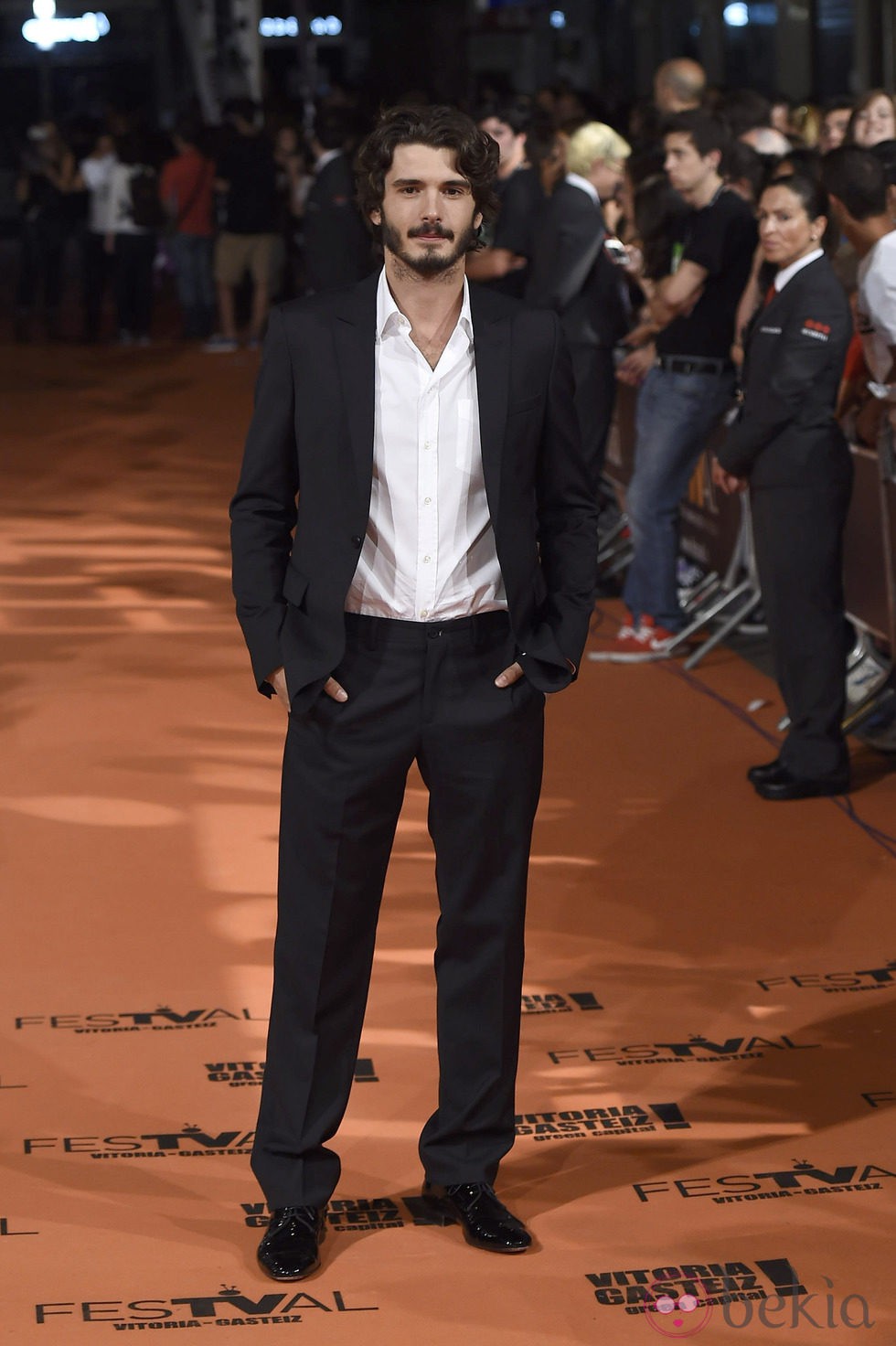 Yon González en el estreno de 'Bajo Sospecha' en el FesTVal de Vitoria 2014