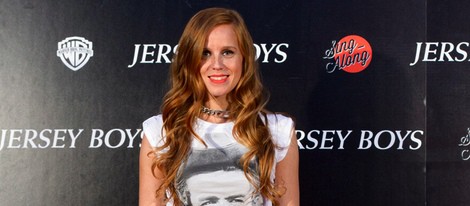 María Castro en el estreno de la película 'Jersey Boys' en Madrid