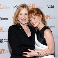 Liv Ullmann y Jessica Chastain en el estreno de 'Miss Julie' en el Festival de Toronto 2014