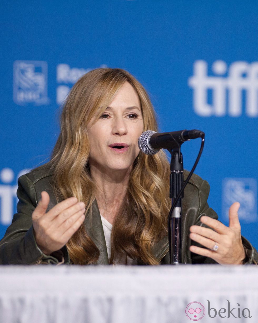 Holly Hunter en la presentación de 'Manglehorn' en el Festival de Toronto 2014