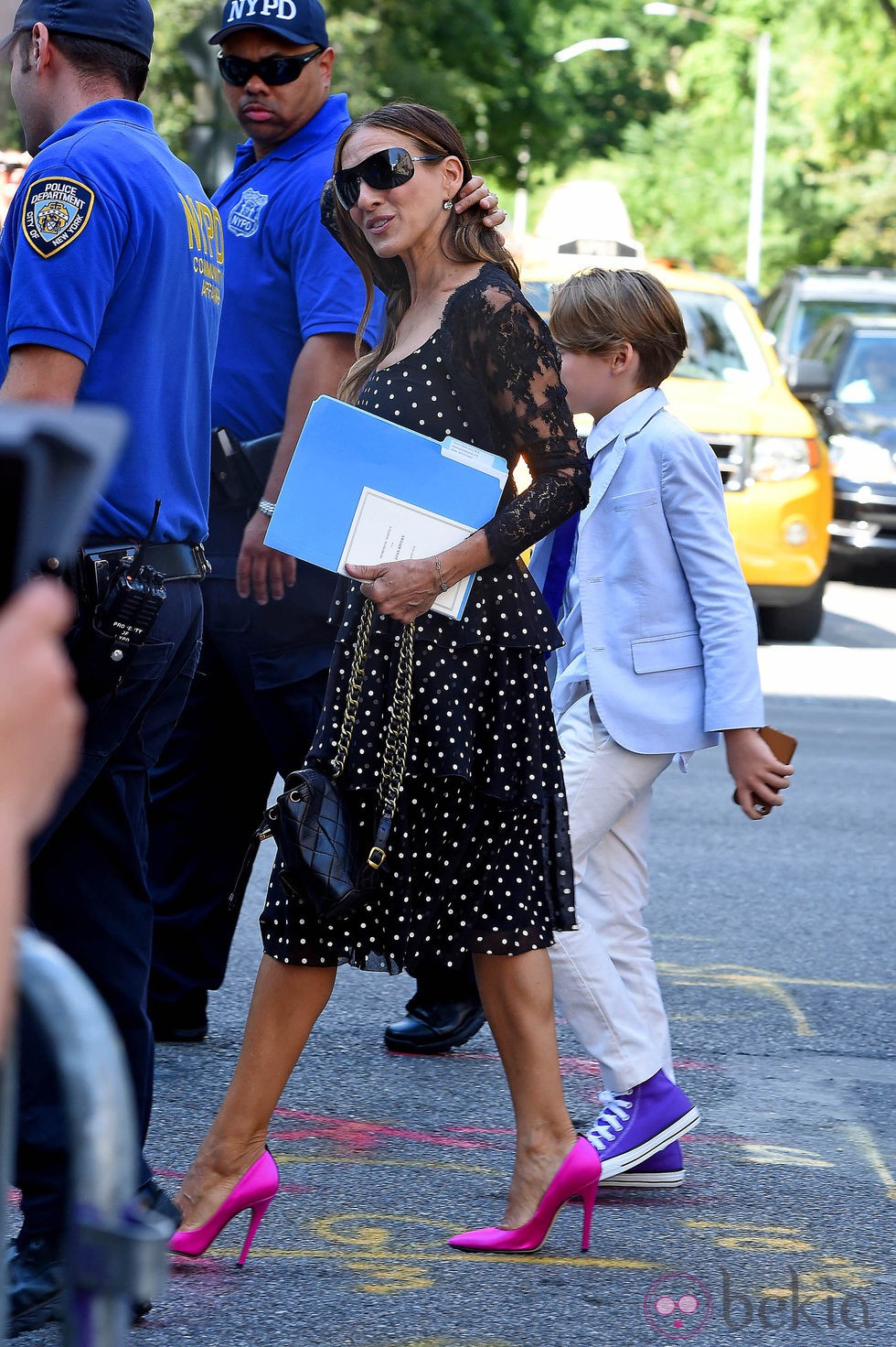 Sarah Jessica Parker en el funeral de Joan Rivers