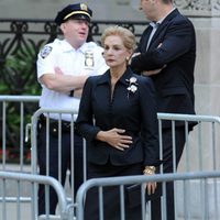 Carolina Herrera en el funeral de Joan Rivers