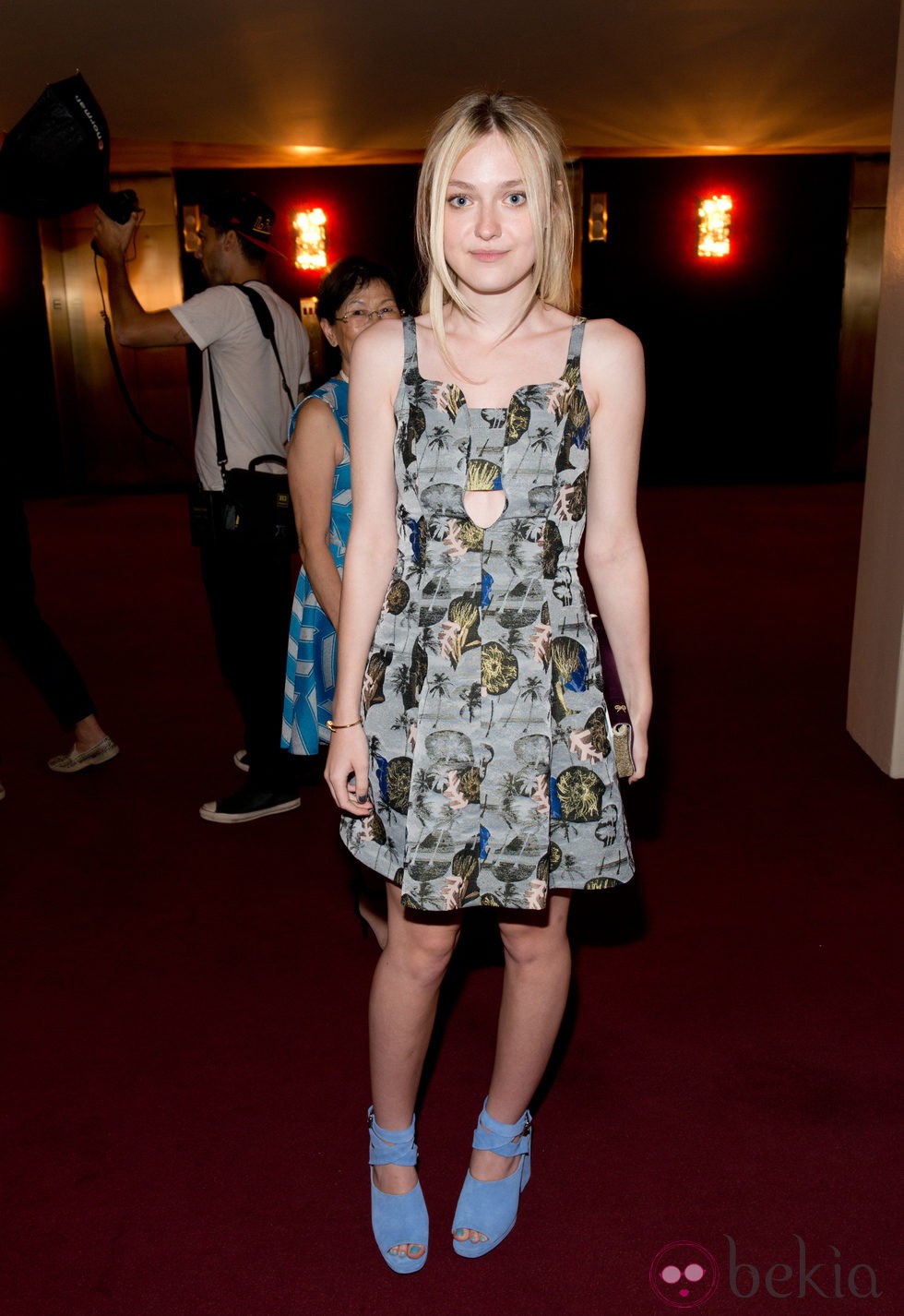 Dakota Fanning en la ceremonia de apertura de la Semana de la Moda de Nueva York Primavera/Verano 2015 