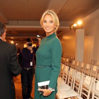 Corinna zu Sayn-Wittgenstein en el desfile de Zac Posen de la Nueva York Fashion Week primavera/verano 2015