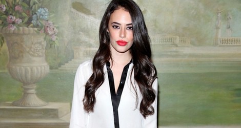 Chloe Bridges en el desfile de 'Alice-Olivia' en la Semana de la Moda de Nueva York Primavera/Verano 2015 