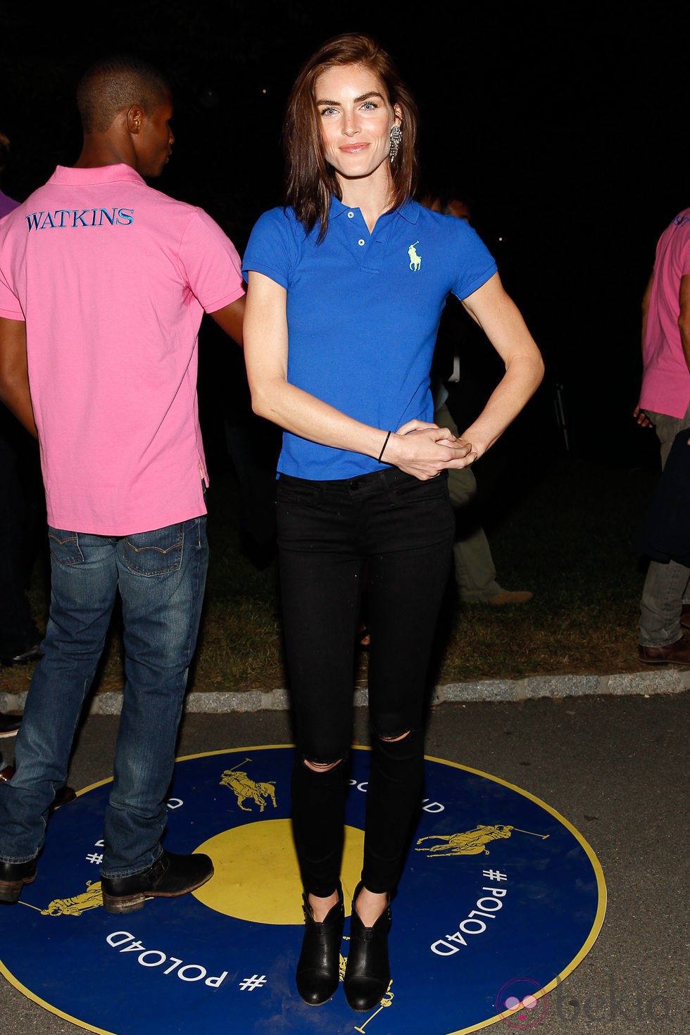 Hilary Rhoda en el desfile de Ralph Lauren en la Semana de la Moda de Nueva York Primavera/Verano 2015 