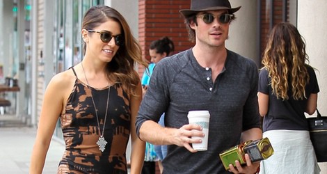 Ian Somerhalder y Nikki Reed pasean su amor en Beverly Hills