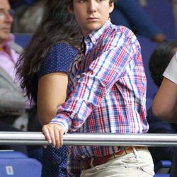 Froilán de Marichalar en el partido de baloncesto Francia-España del Mundial 2014