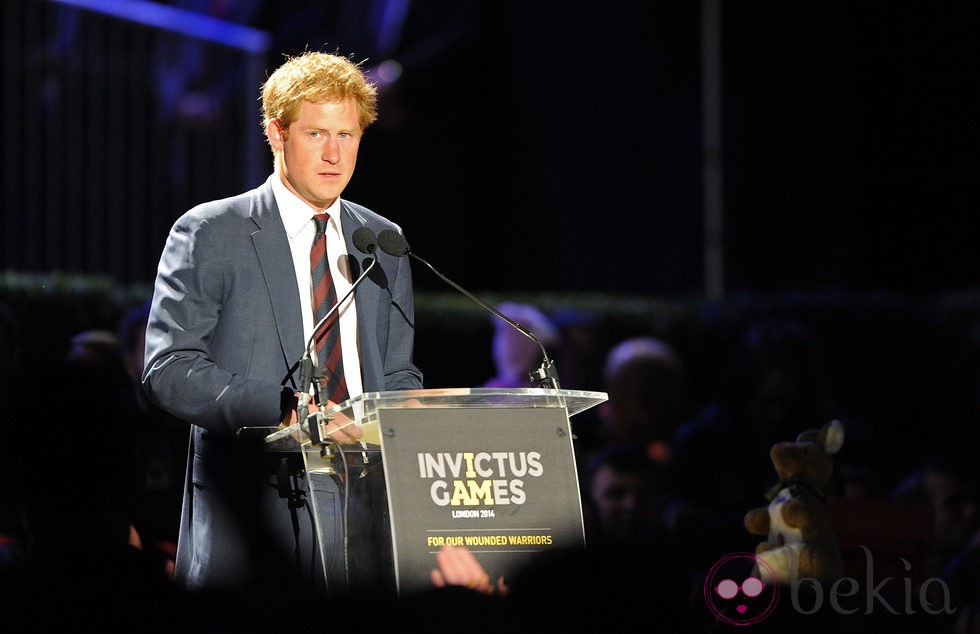 El Príncipe Harry en la inauguración de los Invictus Games