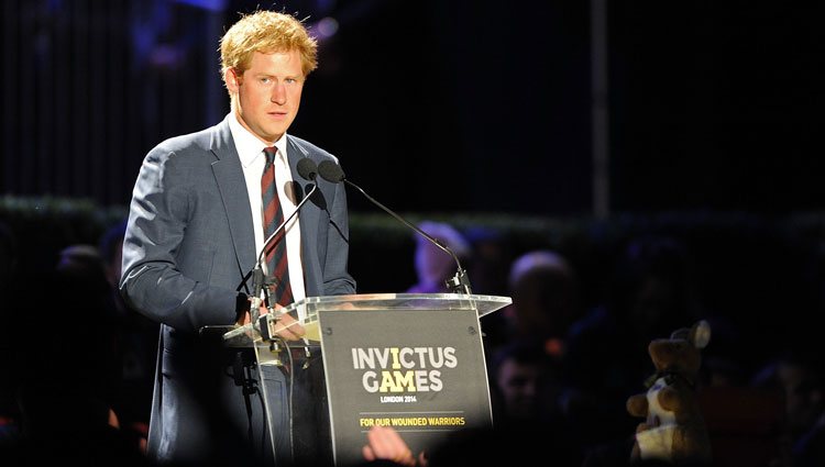 El Príncipe Harry en la inauguración de los Invictus Games