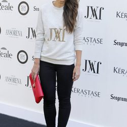 Tamara Falcó en el desfile de Jorge Vázquez en el Madrid Fashion Show 2014