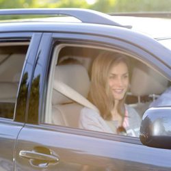 La Infanta Sofía en su primer día de colegio junto a la Reina Letizia