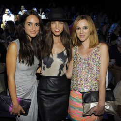 Alicia Sanz, Juana Acosta y Marta Hazas en el desfile de Ana Locking en Madrid Fashion Week primavera/verano 2015