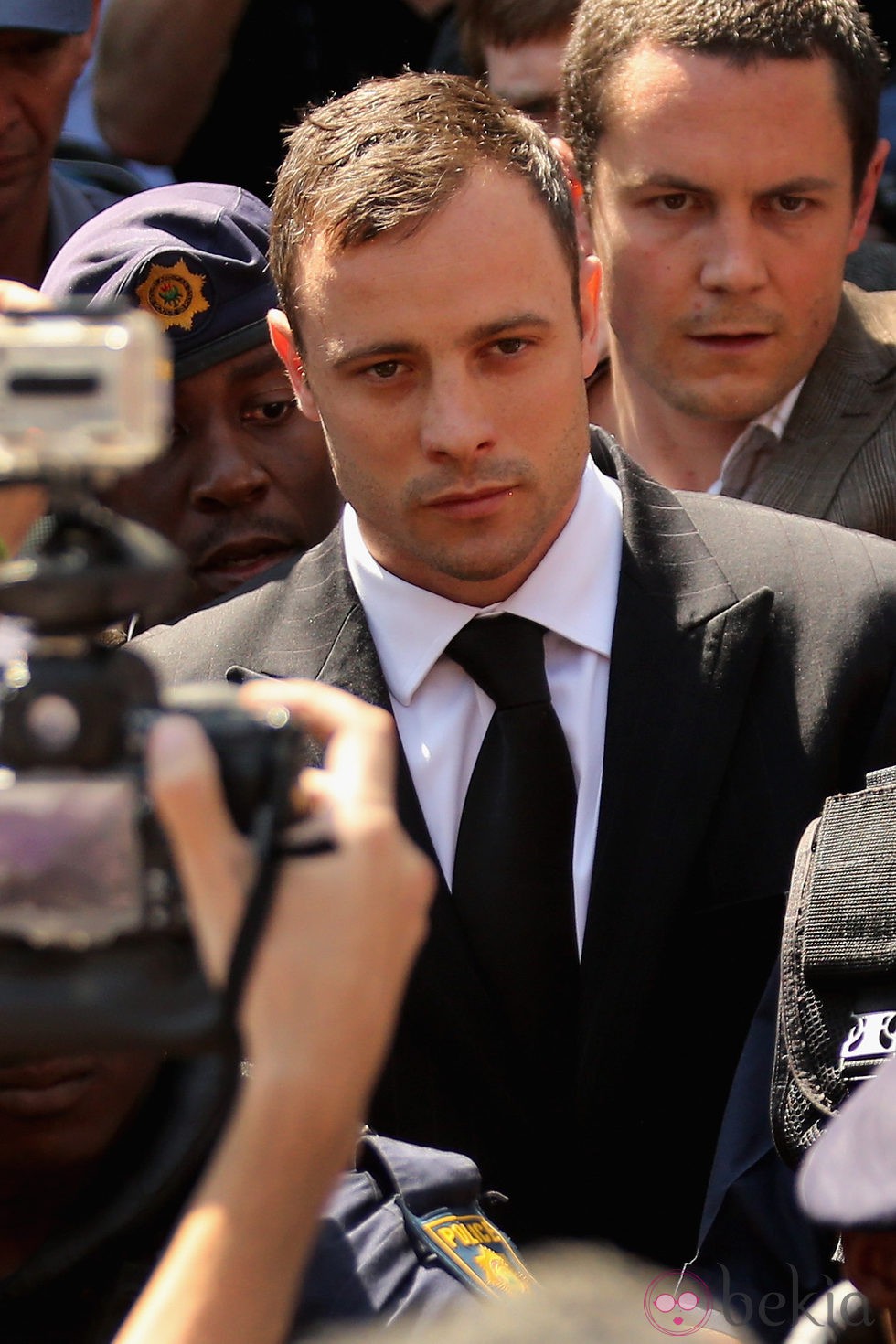 Oscar Pistorius tras ser sentenciado por homicidio involuntario