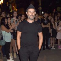 Javier Cámara en la presentación de la nueva colección del diseñador Riccardo Tisci