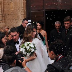 Elisabetta Canalis y Brian Perri recién casados