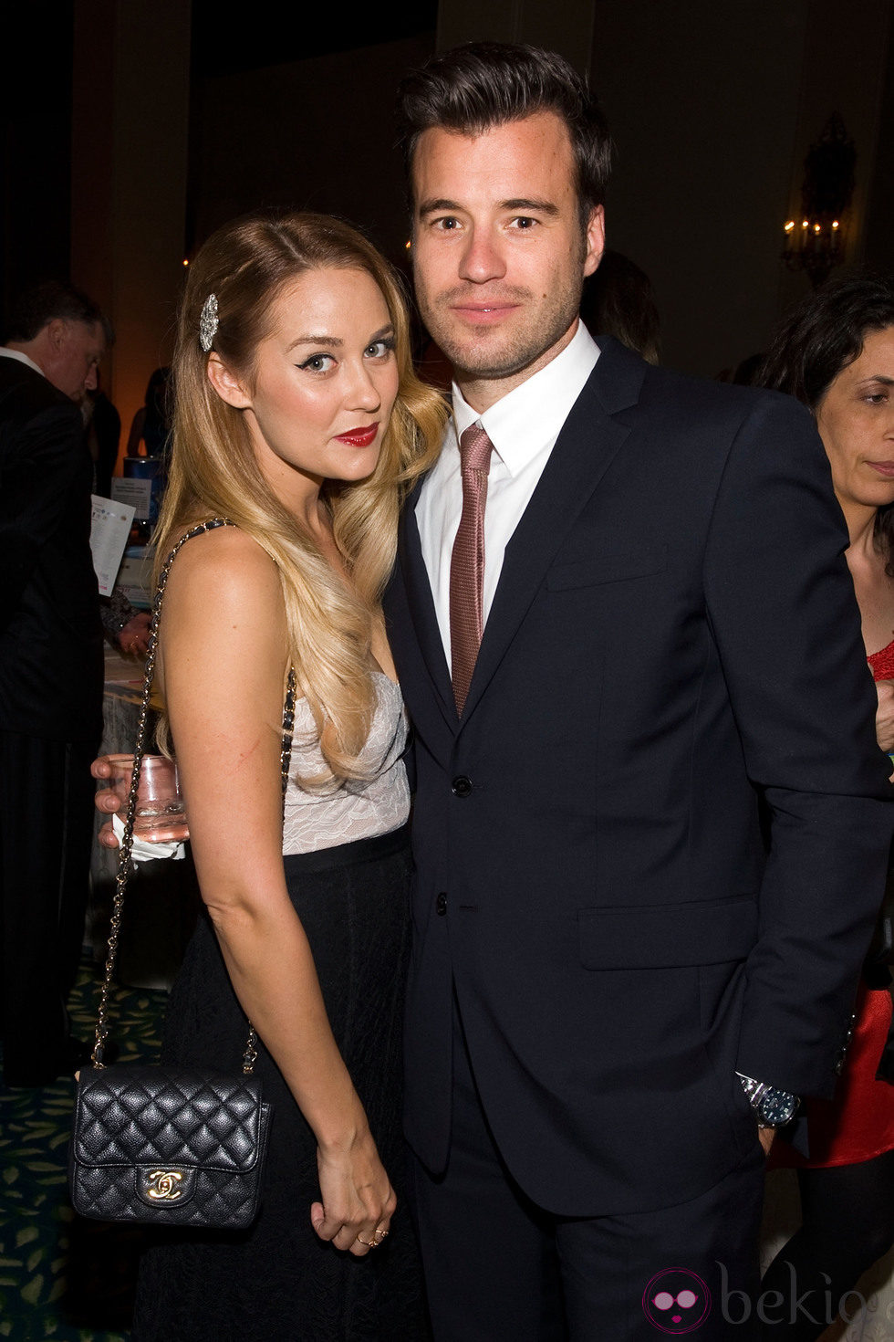 Lauren Conrad y William Tell en la gala 'Designs For The Cure' 